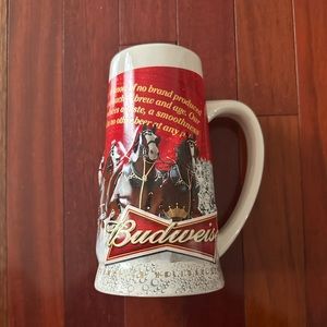 NWT Anheuser-Busch Budweiser Collectible Ceramic Holiday 2013 Stein Unus…